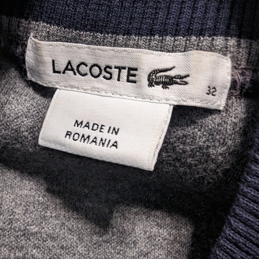 Lactose Size 32 Women's Short Sleeve Tennis Sweatshirt Gray - Picture 6 of 6
